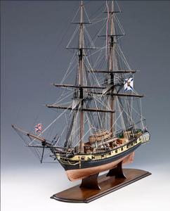 【AMATI MODEL】古帆船DIY拼装模型套件1/64水星号俄罗斯双桅船