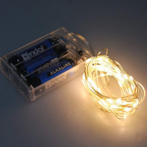 小彩灯电池款led灯串电池盒铜线灯串满天星节日圣诞装饰灯防水