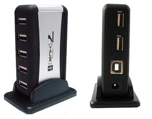 USB分线器USB2.0多功能7口HUB带电源电脑七口USB 2.0一拖七集线器