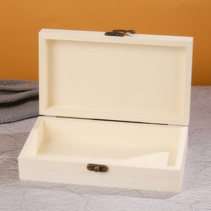 木盒子桌面杂物收纳盒实木礼品包装盒首饰盒茶叶盒定做翻盖小木盒