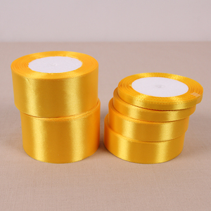 0.3-5cm宽金黄色丝带缎带涤纶带 感恩节婚庆烘焙礼品包装黄丝带