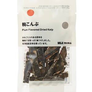 香港代购MUJI无印良品梅子味昆布日本进口干海苔休闲零食小吃即食