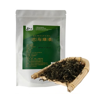巴山谣牌广西巴马特产绿茶100g袋装长寿乡手工茶雨前茶天然明前茶