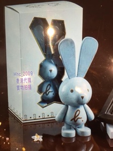香港專櫃正品 Agnes b Delices b 可爱木质兔子公仔 限量