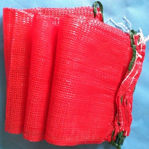 家禽红装花生耐用型纱网袋子洋葱抽绳网袋批发编织网眼袋大号小孔