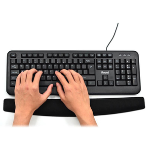 硅胶机械键盘手托长版游戏键盘护腕垫腕托掌托108 104键防鼠标手