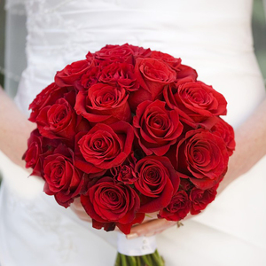 北京同城速递中式新娘花球结婚手捧花鲜花真花婚礼韩式玫瑰中国风