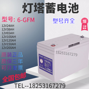 灯塔蓄电池6-GFM-12V24AH38AH65AH100AH150AH200AH UPS直流屏专用