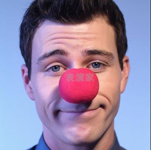 海绵小丑鼻子万圣节红色新奇特玩具海绵球小丑搞怪魔术道具表演