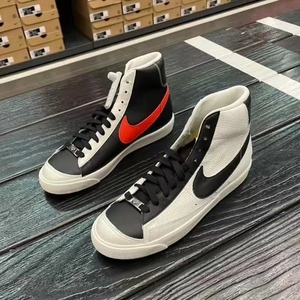 Nike/耐克 Blazer男子黑白阴阳开拓者周年限定高帮板鞋DD8025-101