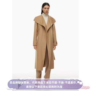 加拿大Aritzia 111630大领双面羊毛大衣长风衣Babaton Portfolio