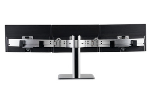 桌面3/三屏电脑显示器支架升降旋转立式移动三联拼接屏折叠竖屏架