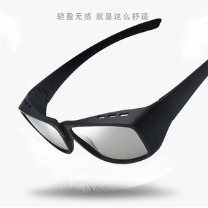 线偏光3d眼镜 偏振加厚镜片 双投影机影院专用 3D4D5D通用45135度