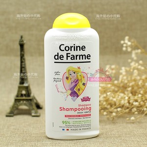 法国Corine de Farme/欧润芙洗发水儿童香波 迪斯尼公主300ml