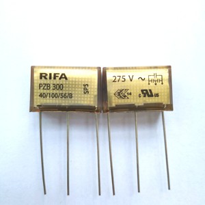 RIFA安规电容PZB300 150n X2 2x2n2/3n3/4n7Y2金属化纸质薄膜电容
