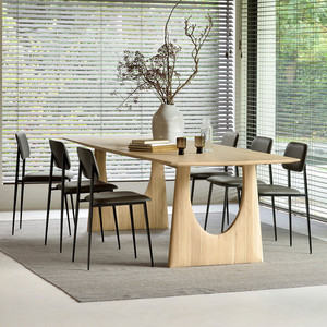 北欧风办公桌实木会议桌长桌子简约现代长条桌工作台设计师洽谈桌