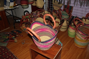 非洲橡草纯手工编织野餐篮，斜挎包，蜂蜜篮子