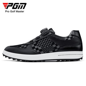 PGM 高尔夫球鞋男 新款 透气网布鞋面 旋转鞋带 橡胶防滑鞋钉