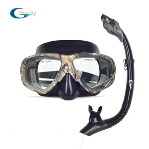 美国VR浮潜潜水眼镜面罩深潜面镜全干式呼吸管潜水泳镜套装大框潮