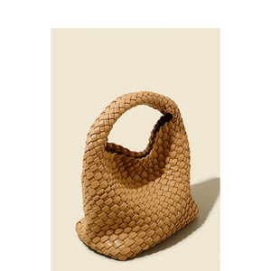 法国TWEET高奢小众手提包精致编织菜篮子包水桶包简约单肩包