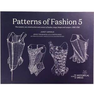 现货 复古宫廷服装礼服设计书 Patterns of Fashion5裁剪图案花纹