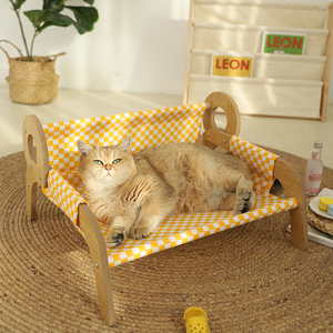 猫窝四季通用猫咪睡觉用离地行军床夏天吊床猫沙发夏季宠物床猫床