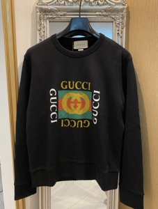 Gucci古驰经典logo卫衣，男女同款 现货M码胸围114厘米 断码特价