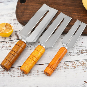 超快不锈钢甘蔗刀大号不锈钢削皮刀加厚凤梨菠萝刀刨刀刮皮器刀具