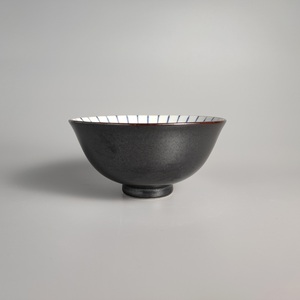 外贸出口尾单微瑕陶瓷餐具日式复古青花米饭碗家用日料小碗网红碗