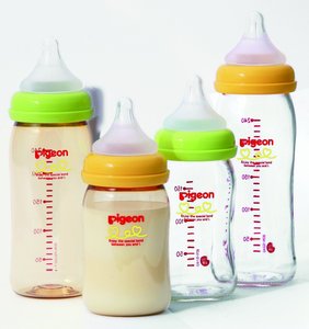 现货！日本正品 贝亲宽口径母乳实感玻璃奶瓶160~240ml 奶嘴