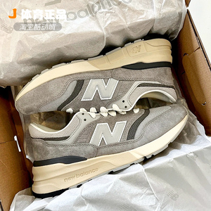 NEW BALANCE 997R 男女灰色复古低帮休闲鞋增高跑步鞋 U997RHA