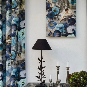 CHAMONIX哥伦雅德国原装进口高端窗帘装饰面料 人物花卉 风景图画