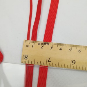 大红色扁松紧带服装饰品DIY弹力绳箱包玩具舞蹈鞋橡筋3mm 0.6 1cm