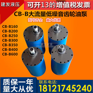 CB-B160/B200/B250/B300/B350/B400/B500/B600大流量齿轮液压油泵
