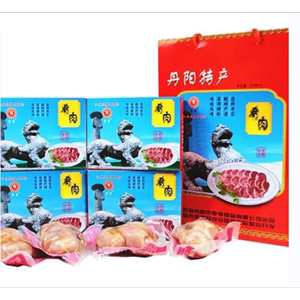 镇江特产 丹阳亭亭肴肉 800g红色礼盒 真空即食 猪肉熟食卤味食品