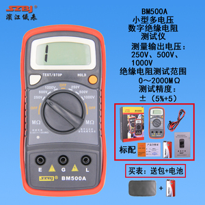 滨江BM500A超小型多电压输出数字绝缘电阻测试仪