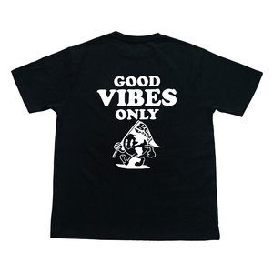 GOOD VIBES ONLY! 短袖t恤男夏季男装纯棉