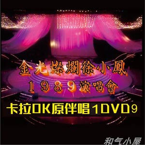 徐小凤1989演唱会原伴唱卡拉OK粤语怀旧老歌曲简装1DVD9光盘碟片