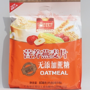 皇世无蔗糖型营养燕麦片838克（24小包)