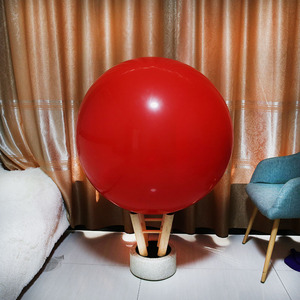 新款36寸加厚正圆大气球特大气球地爆天爆空爆气球装饰拍照超圆球
