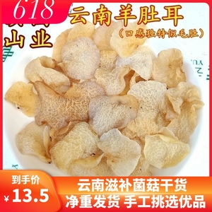 云南羊肚耳干货 珍珠菌100克装食用菌山珍美食口感像毛肚云南菌子