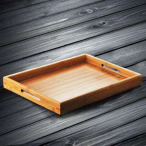 竹子茶盘家用竹制大号长方形简约日式家用茶海茶台办公室实木托盘