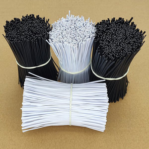 PVC环保包胶镀锌铁丝电源线塑料数据线捆绑带理绳扎线葡萄园工艺