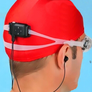 游泳防水头戴无损HIFI播放器跑步运动MP3 迷你水下MP3随身听带FM