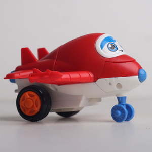 儿童碰撞变形小飞机男孩女孩宝宝惯性滑行战斗机小汽车玩具车