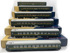 【现货】 Heris K27次列车 北京-平壤 国际联运 客车套装火车模型