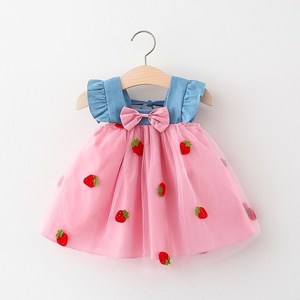 3六9个月婴儿衣服女宝宝夏季连衣裙1周岁儿童生日礼服蓬蓬公主裙2