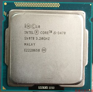 Intel/英特尔 i5-3470酷睿四核散片CPU正式版LGA1155针质保一年