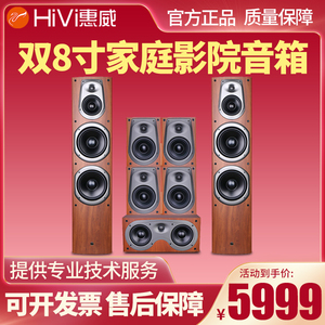 Hivi/惠威 D600家庭影院音响套装5.0家用hifi木质客厅电视音箱