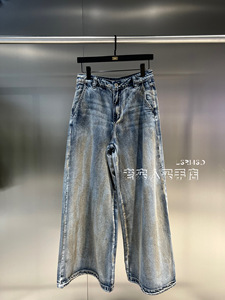 「Lsr买手店」INXX / 2023SS 无性别穿搭 做旧直筒牛仔长裤